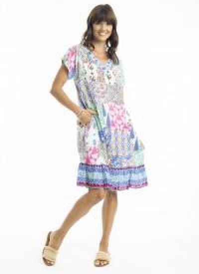 Emma Short Sleeve Shift Dress