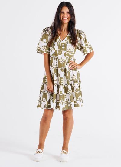 Bacardi Geo Floral Dress