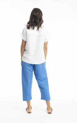 Blue Linen Pant