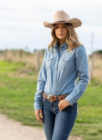 Pure Western Womens Adriana L/S Shirt